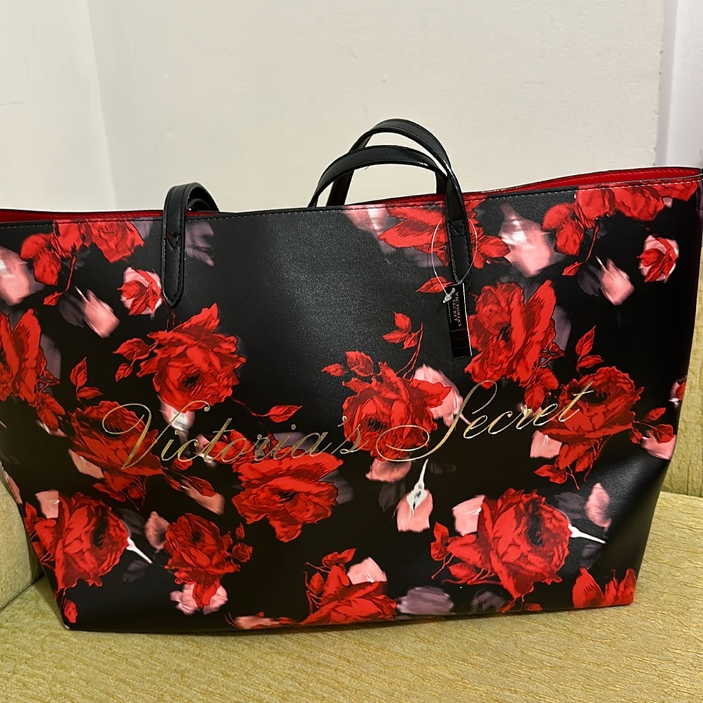 Victoria’s  secret leather tote bag